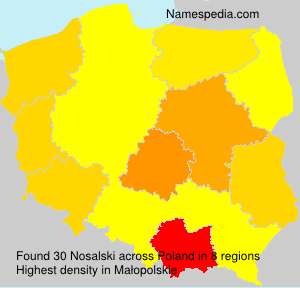 Surname Nosalski in Poland Surname Nosalski in Poland