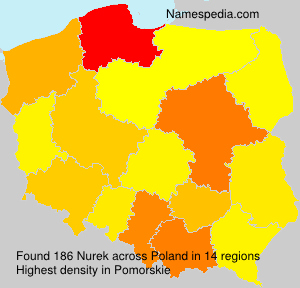 Surname Nurek in Poland Surname Nurek in Poland