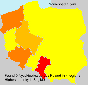 Surname Nyszkiewicz in Poland Surname Nyszkiewicz in Poland