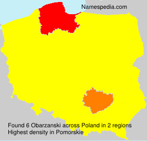 Surname Obarzanski in Poland Surname Obarzanski in Poland