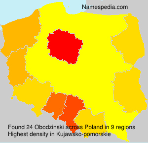 Surname Obodzinski in Poland Surname Obodzinski in Poland