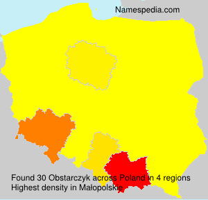 Surname Obstarczyk in Poland Surname Obstarczyk in Poland