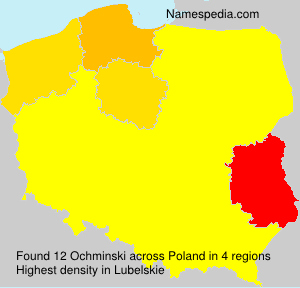 Surname Ochminski in Poland Surname Ochminski in Poland