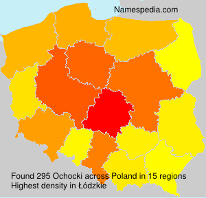Surname Ochocki in Poland Surname Ochocki in Poland
