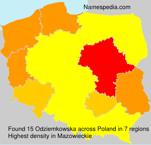 Surname Odziemkowska in Poland Surname Odziemkowska in Poland