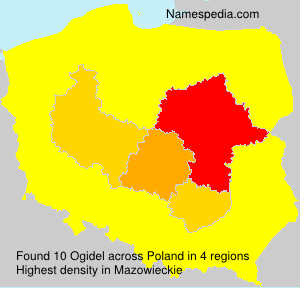 Surname Ogidel in Poland Surname Ogidel in Poland