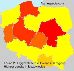 Surname Ogryczak in Poland Surname Ogryczak in Poland