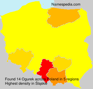 Surname Ogurek in Poland Surname Ogurek in Poland