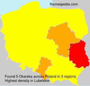 Surname Okarska in Poland