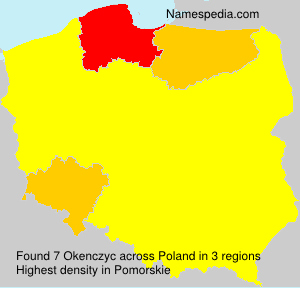 Surname Okenczyc in Poland Surname Okenczyc in Poland