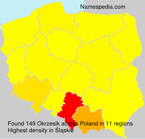 Surname Okrzesik in Poland Surname Okrzesik in Poland
