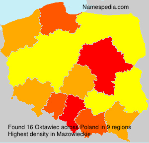 Surname Oktawiec in Poland Surname Oktawiec in Poland