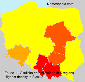 Surname Okulicka in Poland Surname Okulicka in Poland