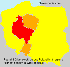 Surname Olachowski in Poland Surname Olachowski in Poland