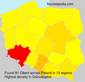 Surname Olbert in Poland Surname Olbert in Poland