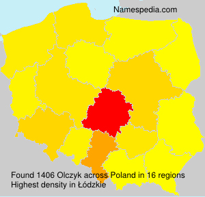 Surname Olczyk in Poland Surname Olczyk in Poland
