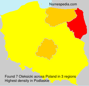 Surname Oleksicki in Poland Surname Oleksicki in Poland