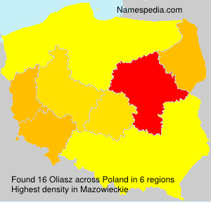 Surname Oliasz in Poland Surname Oliasz in Poland