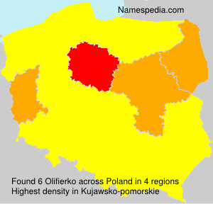 Surname Olifierko in Poland Surname Olifierko in Poland