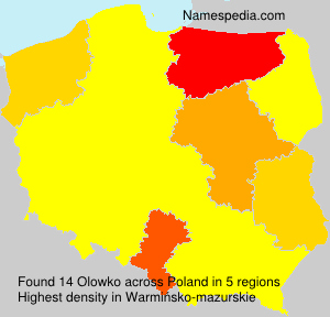 Surname Olowko in Poland Surname Olowko in Poland
