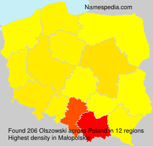 Surname Olszowski in Poland Surname Olszowski in Poland