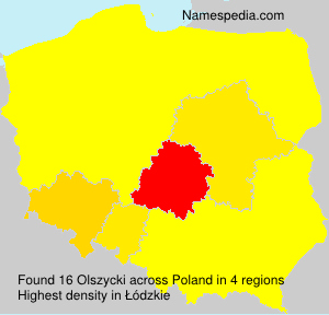 Surname Olszycki in Poland Surname Olszycki in Poland