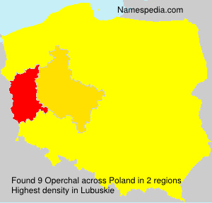 Surname Operchal in Poland Surname Operchal in Poland