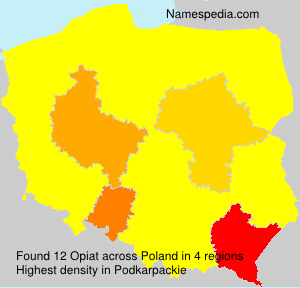 Surname Opiat in Poland Surname Opiat in Poland
