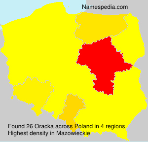 Surname Oracka in Poland