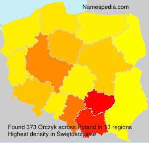Surname Orczyk in Poland Surname Orczyk in Poland