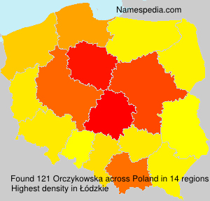 Surname Orczykowska in Poland Surname Orczykowska in Poland
