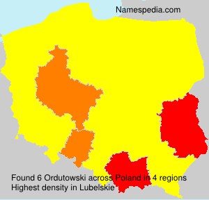 Surname Ordutowski in Poland Surname Ordutowski in Poland