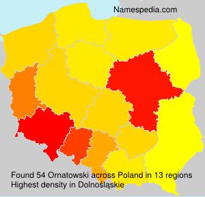 Surname Ornatowski in Poland Surname Ornatowski in Poland