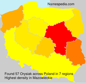 Surname Orysiak in Poland Surname Orysiak in Poland