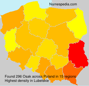 Surname Osak in Poland Surname Osak in Poland