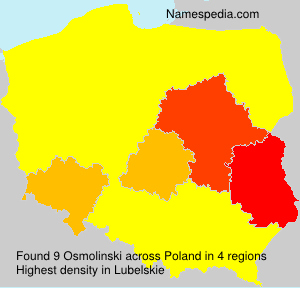 Surname Osmolinski in Poland Surname Osmolinski in Poland