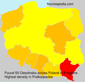 Surname Ossolinska in Poland Surname Ossolinska in Poland
