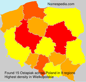 Surname Ostapiak in Poland Surname Ostapiak in Poland