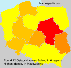 Surname Ostapski in Poland Surname Ostapski in Poland