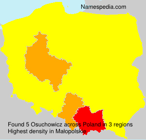Surname Osuchowicz in Poland Surname Osuchowicz in Poland