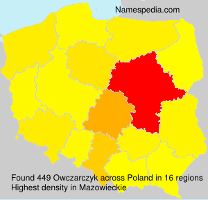 Surname Owczarczyk in Poland Surname Owczarczyk in Poland