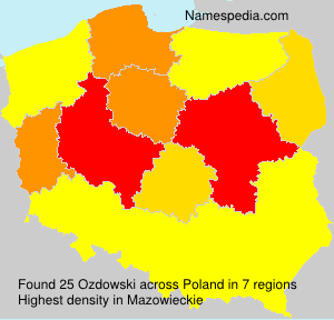 Surname Ozdowski in Poland Surname Ozdowski in Poland