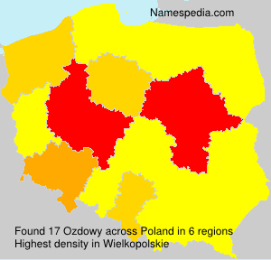 Surname Ozdowy in Poland Surname Ozdowy in Poland