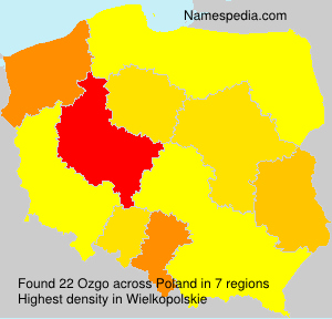 Surname Ozgo in Poland Surname Ozgo in Poland