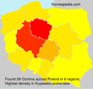Surname Ozmina in Poland Surname Ozmina in Poland