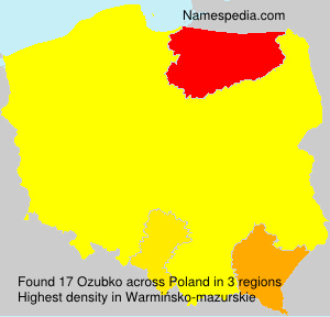 Surname Ozubko in Poland Surname Ozubko in Poland