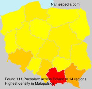 Surname Pacholarz in Poland Surname Pacholarz in Poland