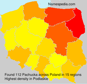 Surname Pachucka in Poland Surname Pachucka in Poland