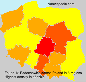 Surname Padechowicz in Poland Surname Padechowicz in Poland