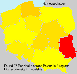 Surname Padzinska in Poland Surname Padzinska in Poland
